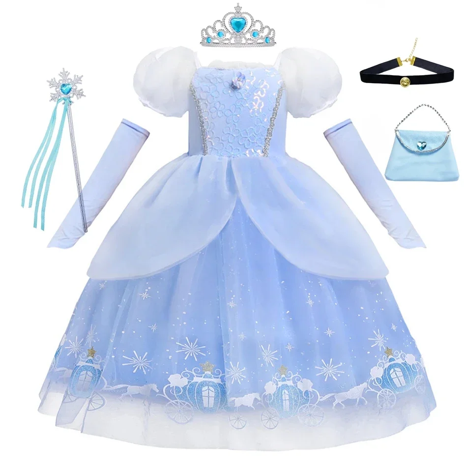 Baby Tutu Skirt - Cinderella Princess Cosplay Dress for Girl