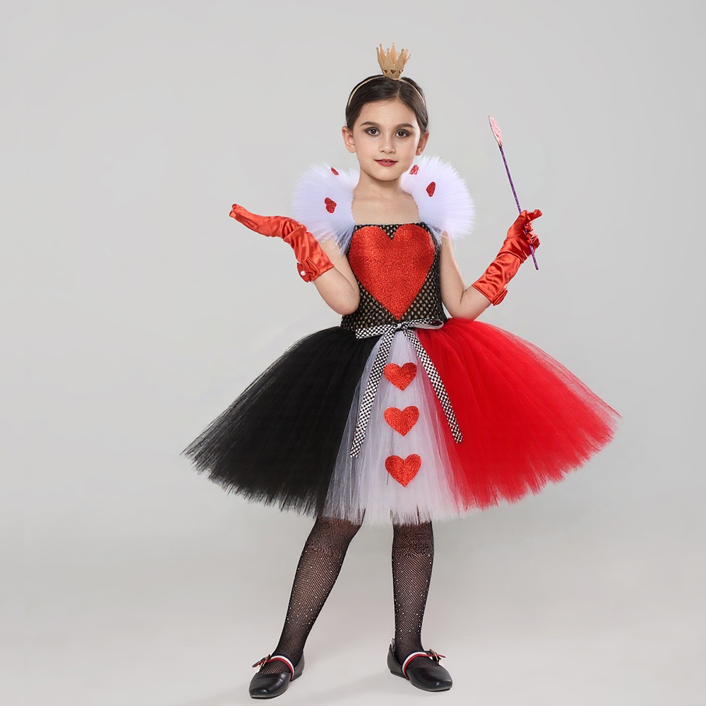 Baby Tutu Skirt - Queen of Hearts Tutu Costume Dress