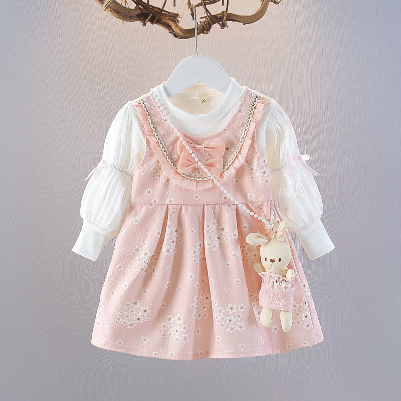 Baby Clothing Line - Spring Kid Girls Dress Long Sleeve