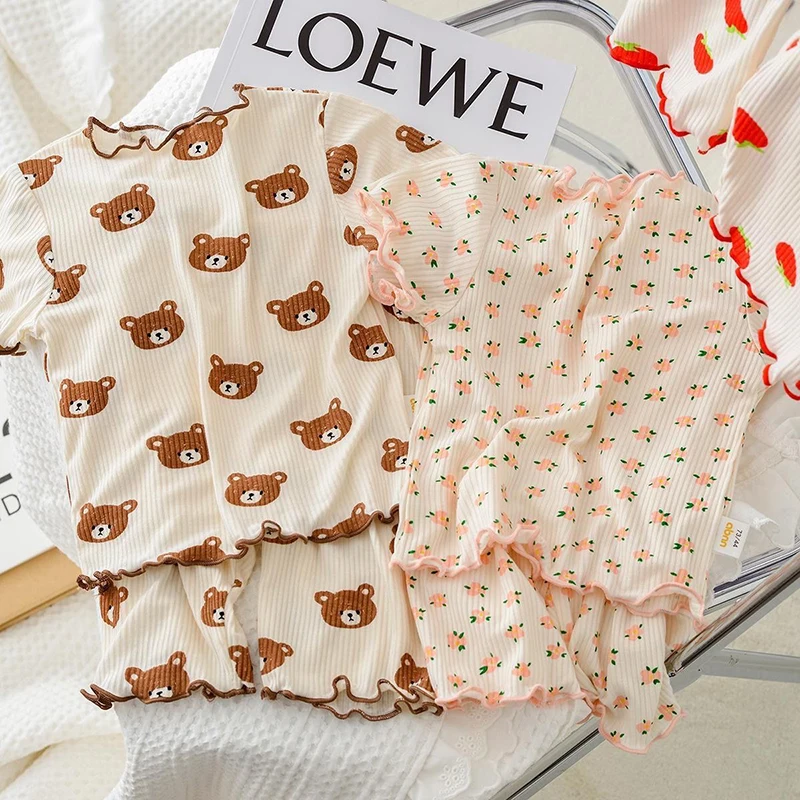 Baby Clothing Essentials - 2026 Summer cotton cartoon casual Pajama
