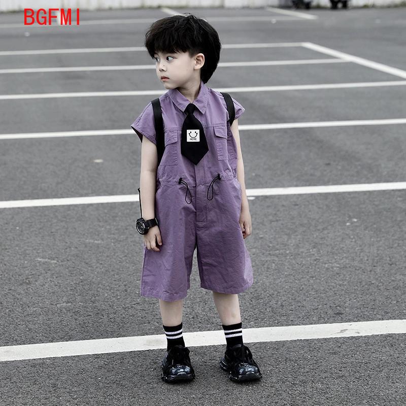 Baby Clothing For Boys - Kids Summer Shorts Overalls Capri Boys