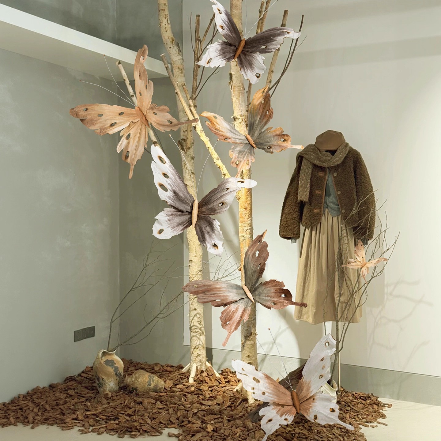 Baby Clothing Store - CX Indoor Autumn Autumn Butterfly Beauty