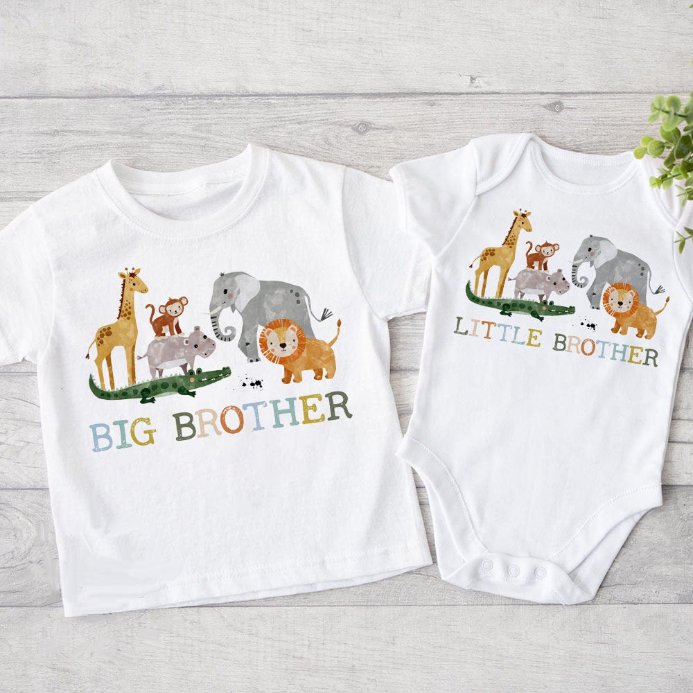 Baby Clothing Crochet - Big Brother Little Brother Matching Clothes
