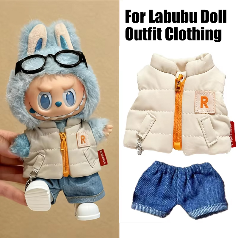Baby Clothing Winter - For 15 17cm Labubu Doll Solid
