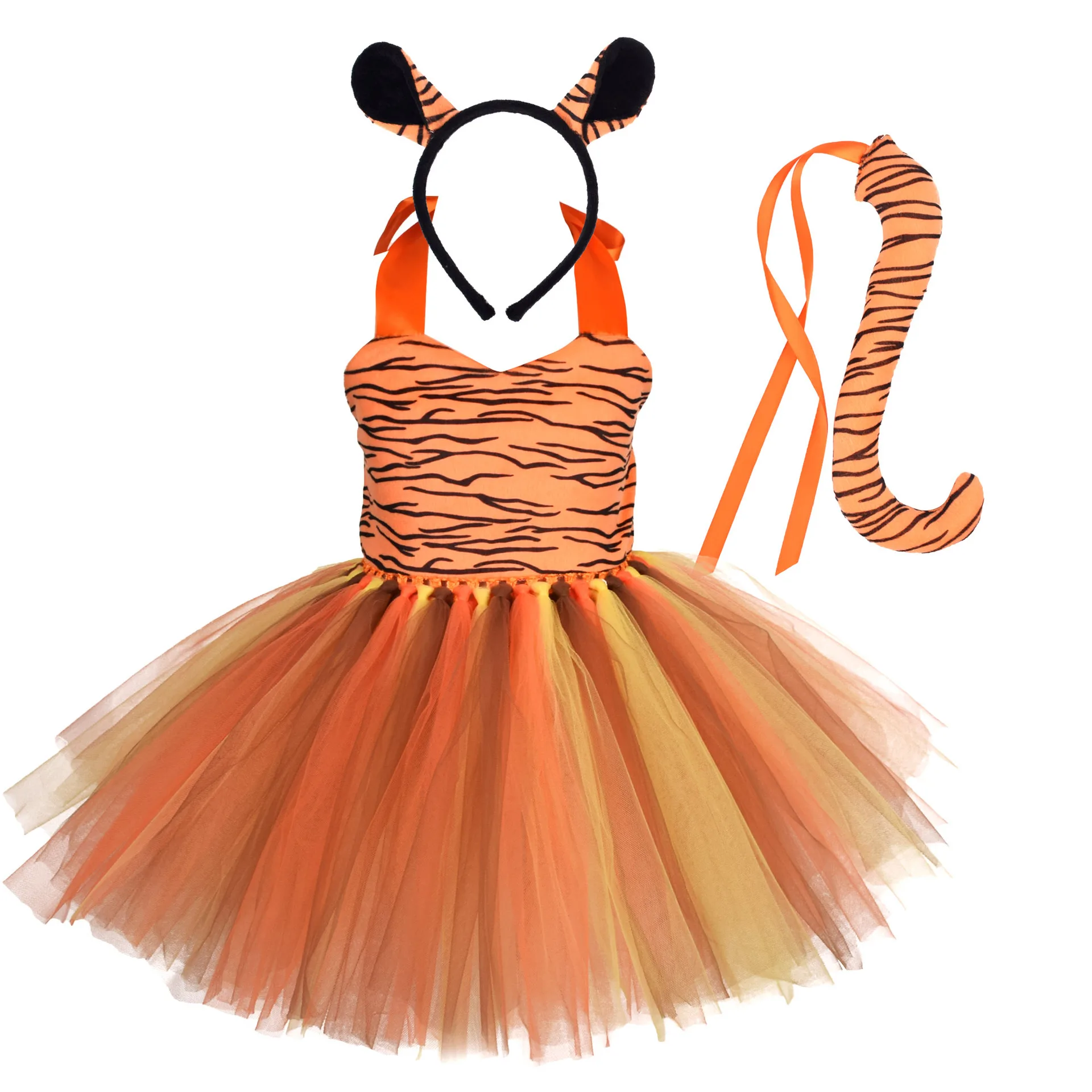 Baby Tutu Skirt - Tiger Costume for Baby Kids Forest