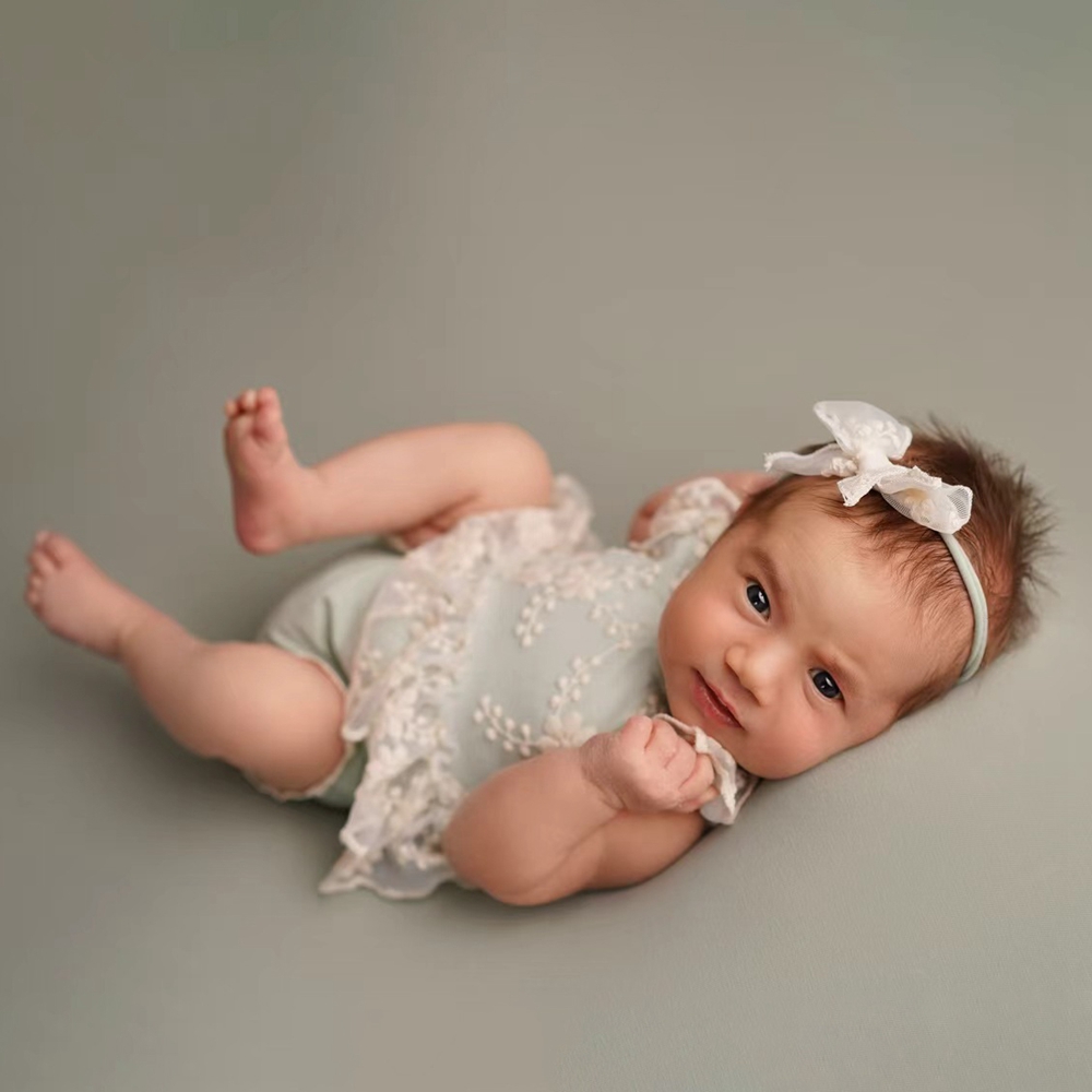 Baby Clothing Essentials - Whimsical Newborn Baby Girl Pastel Green