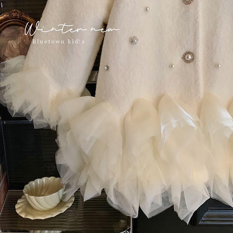 Girls' Furry Princess Mesh Coa - đánh giá và giá Baby Clothing Winter