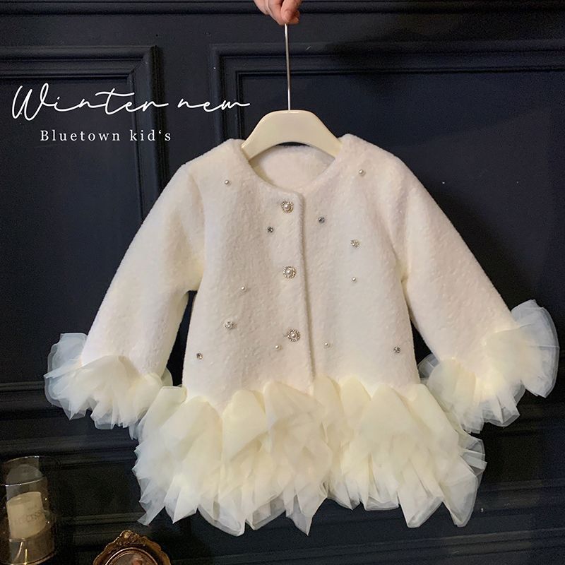 Girls' Furry Princess Mesh Coa - đánh giá và giá Baby Clothing Winter