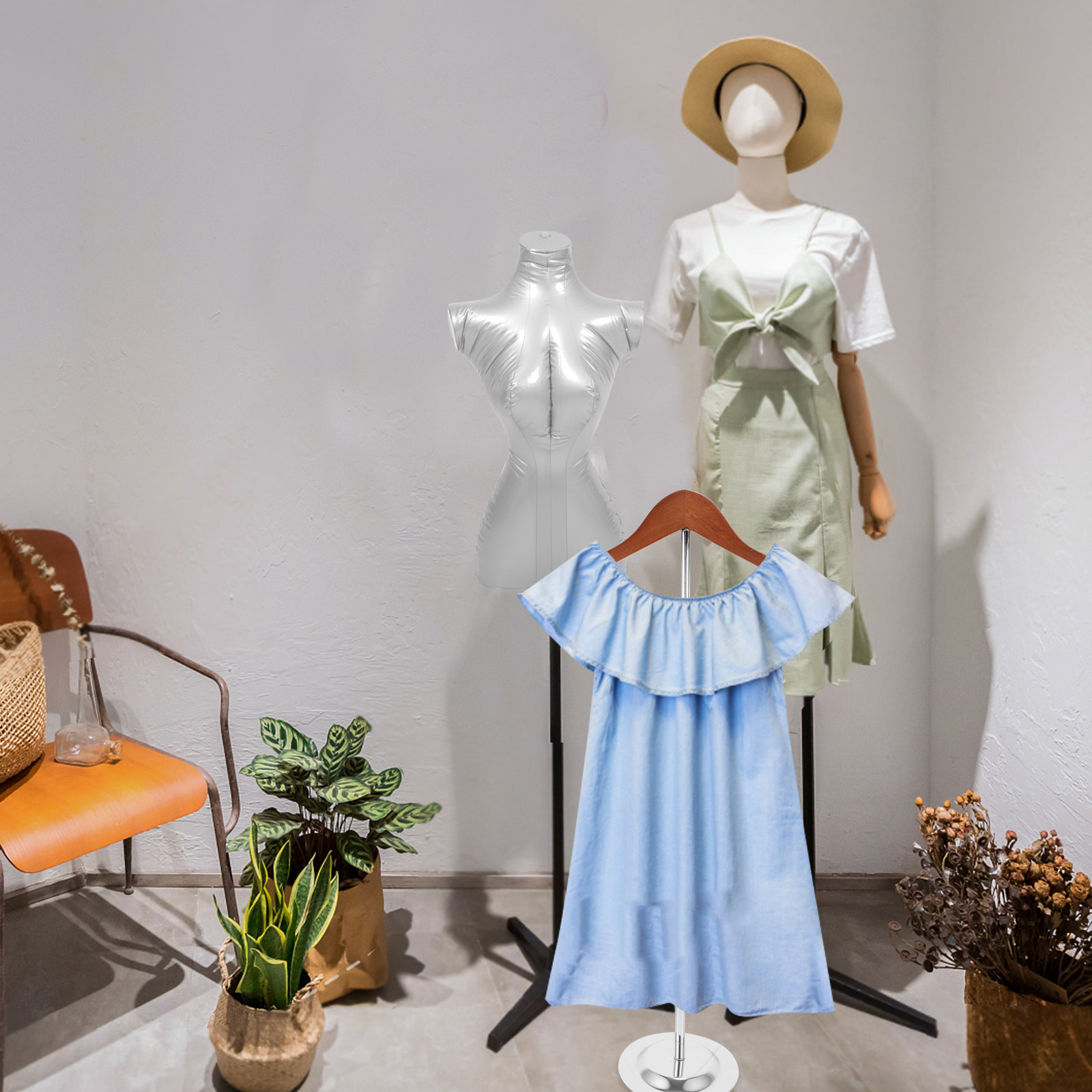 T-Shaped Clothing Display Stan - đánh giá và giá Baby Clothing Store