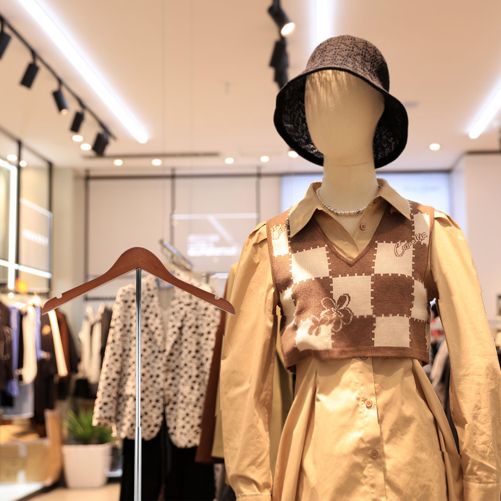 T-Shaped Clothing Display Stan - đánh giá và giá Baby Clothing Store