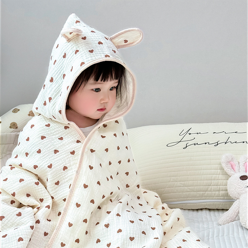 Baby Bath Towel 4 Layers Gauze - đánh giá và giá Baby Clothing Fabric