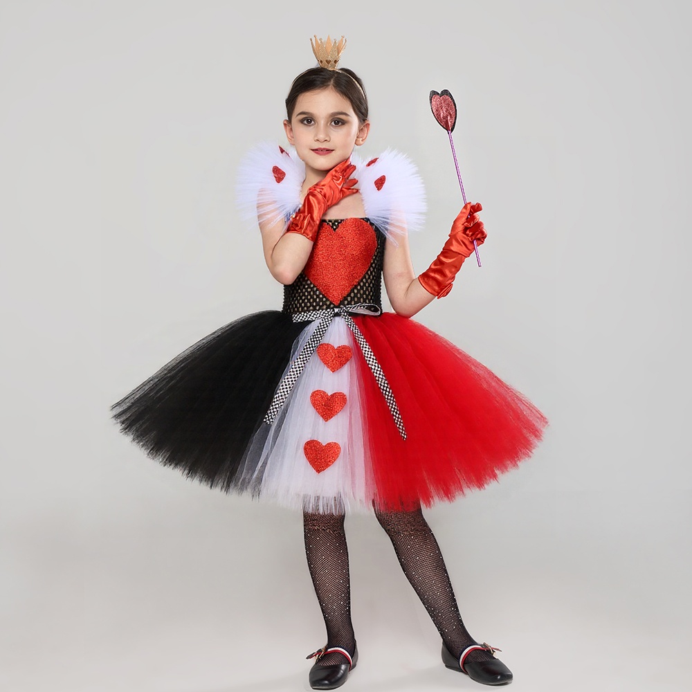 Queen of Hearts Tutu Costume D - đánh giá và giá Baby Tutu Skirt