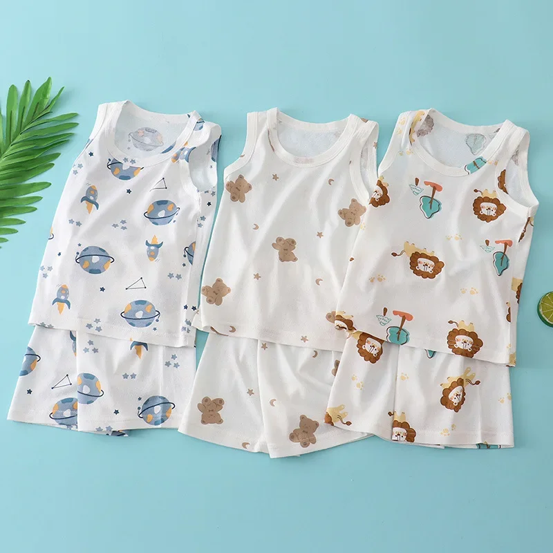 Kids Bamboo Cotton Vest Suit S - đánh giá và giá Baby Clothing Essentials