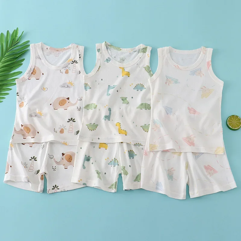 Kids Bamboo Cotton Vest Suit S - đánh giá và giá Baby Clothing Essentials