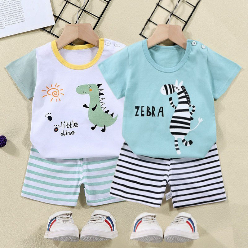 Cotton Tees+Shorts 2-piece Tra - đánh giá và giá Baby Clothing Essentials