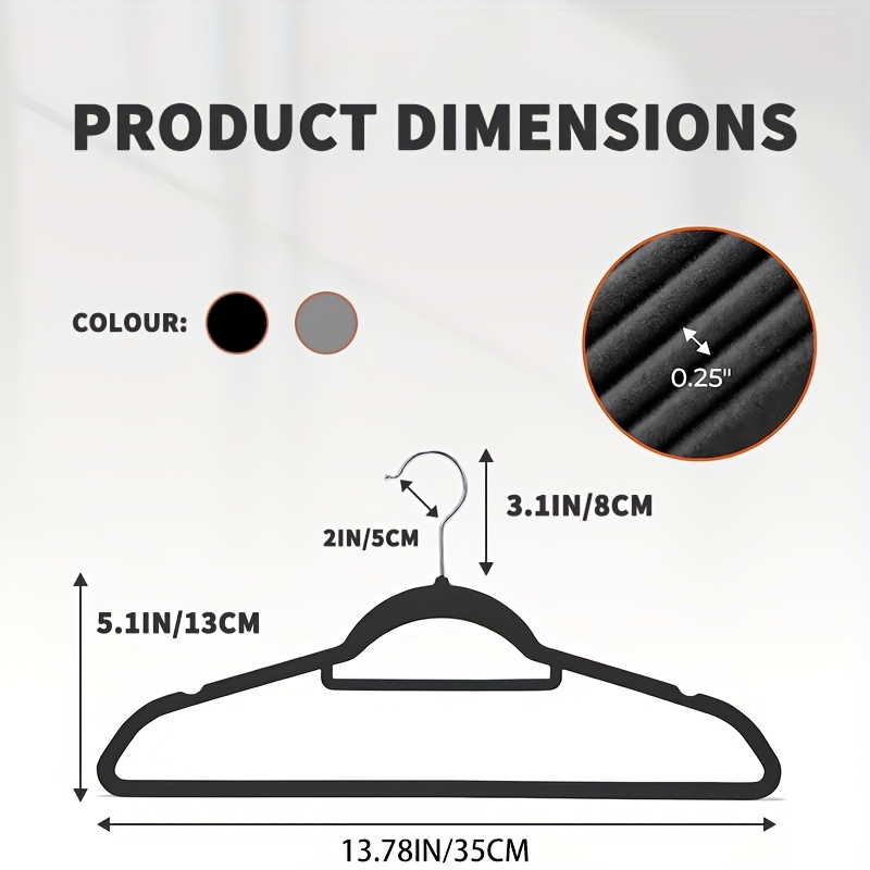 50Velvet non-slip hangers, spa - đánh giá và giá Baby Clothing Rack