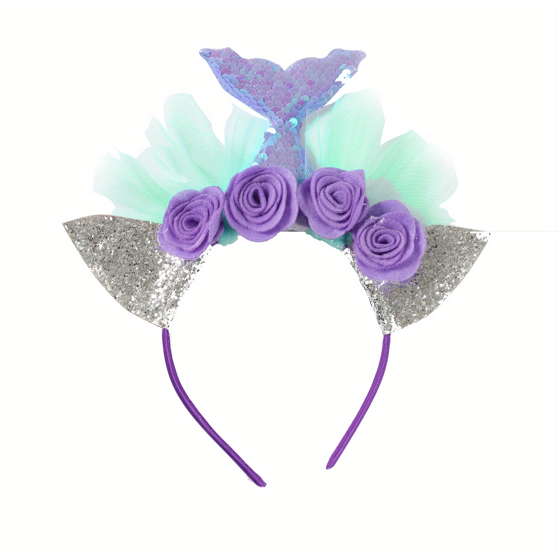 Girls' Mermaid Hairdband Mesh  - đánh giá và giá Baby Tutu Skirt