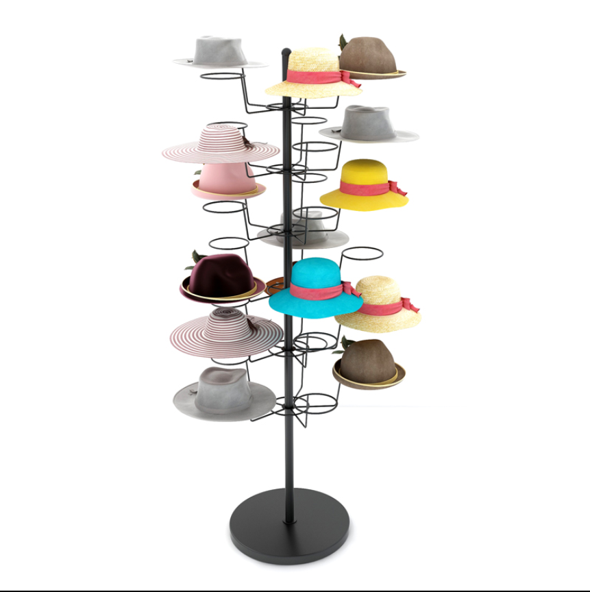 New hat display booth hat rack - đánh giá và giá Baby Clothing Store