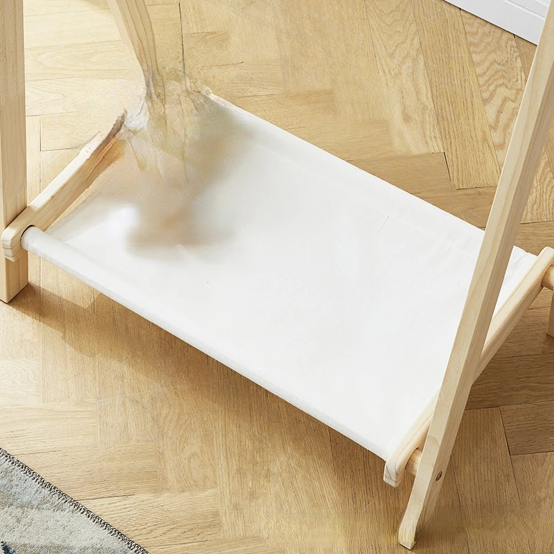 Solid Wood Floor Standing Clot - đánh giá và giá Baby Clothing Rack