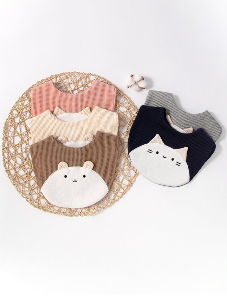2pcs baby bib kitten teddy bea - đánh giá và giá Baby Clothing Fabric
