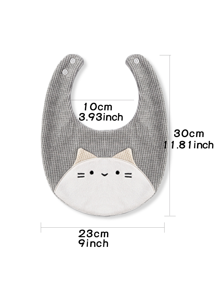 2pcs baby bib kitten teddy bea - đánh giá và giá Baby Clothing Fabric