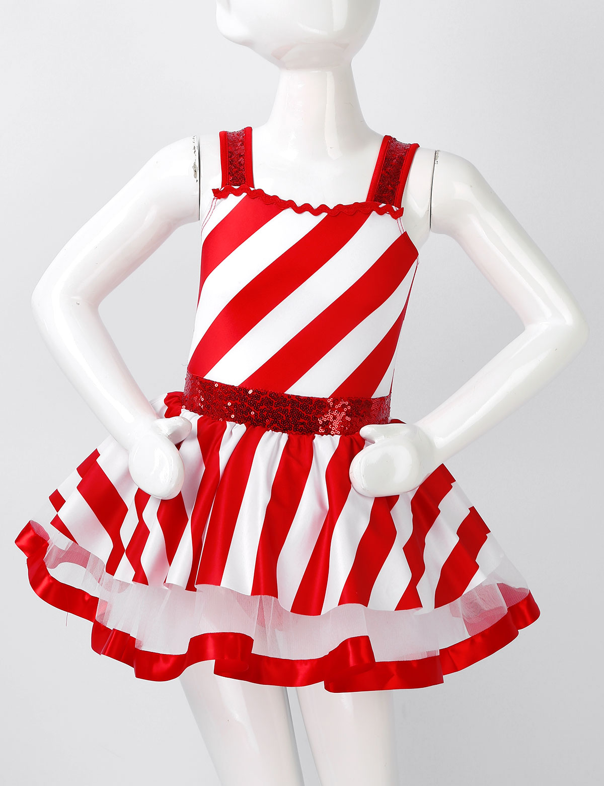 Girls Christmas Candy Cane Cos - đánh giá và giá Baby Tutu Skirt