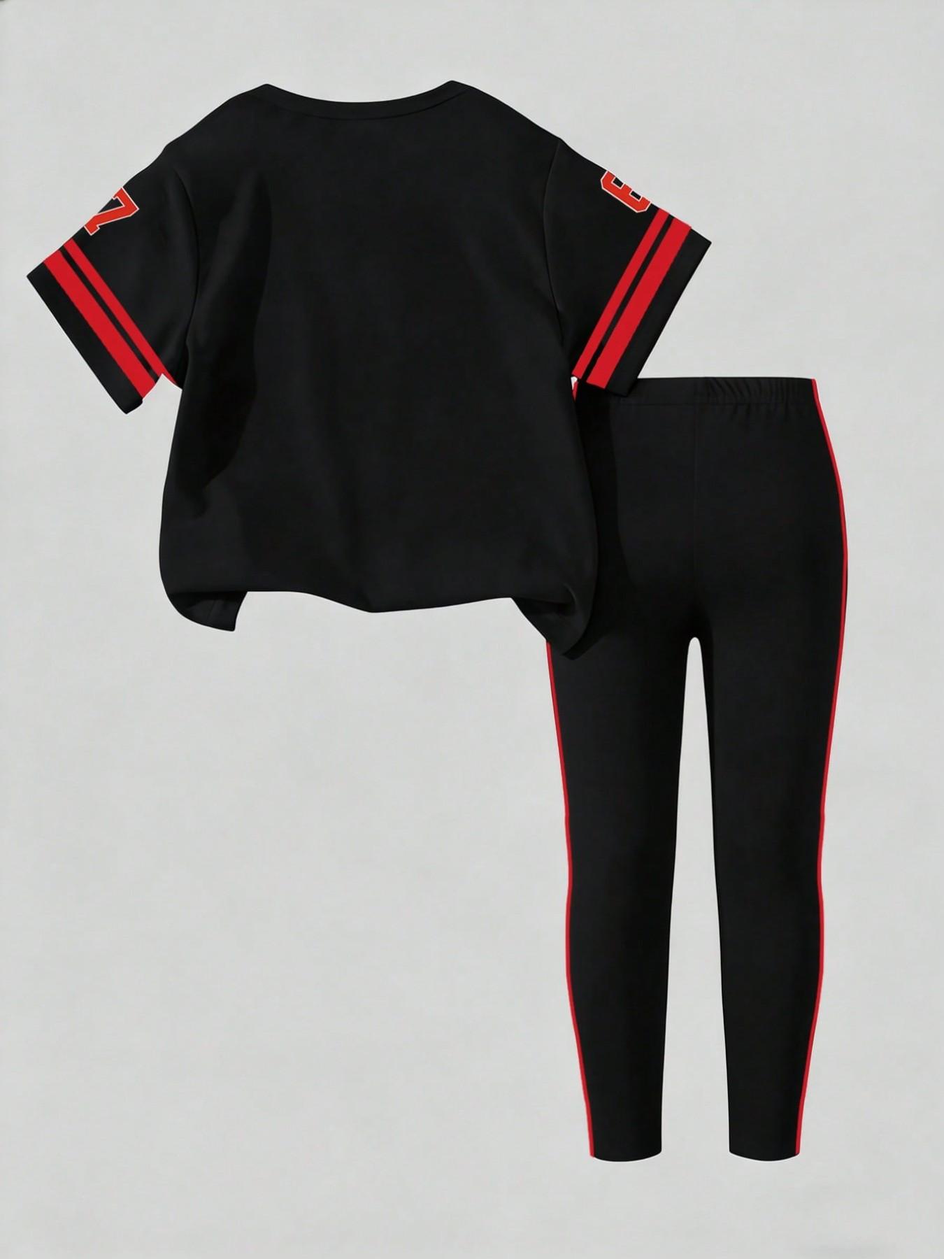 Girls' Summer and Autumn Casua - đánh giá và giá Toddler Legging Set