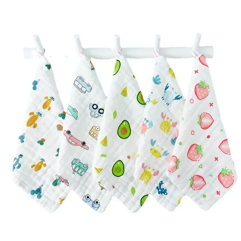 1pcs/5pcs Baby Face Towel Musl - đánh giá và giá Baby Clothing Fabric