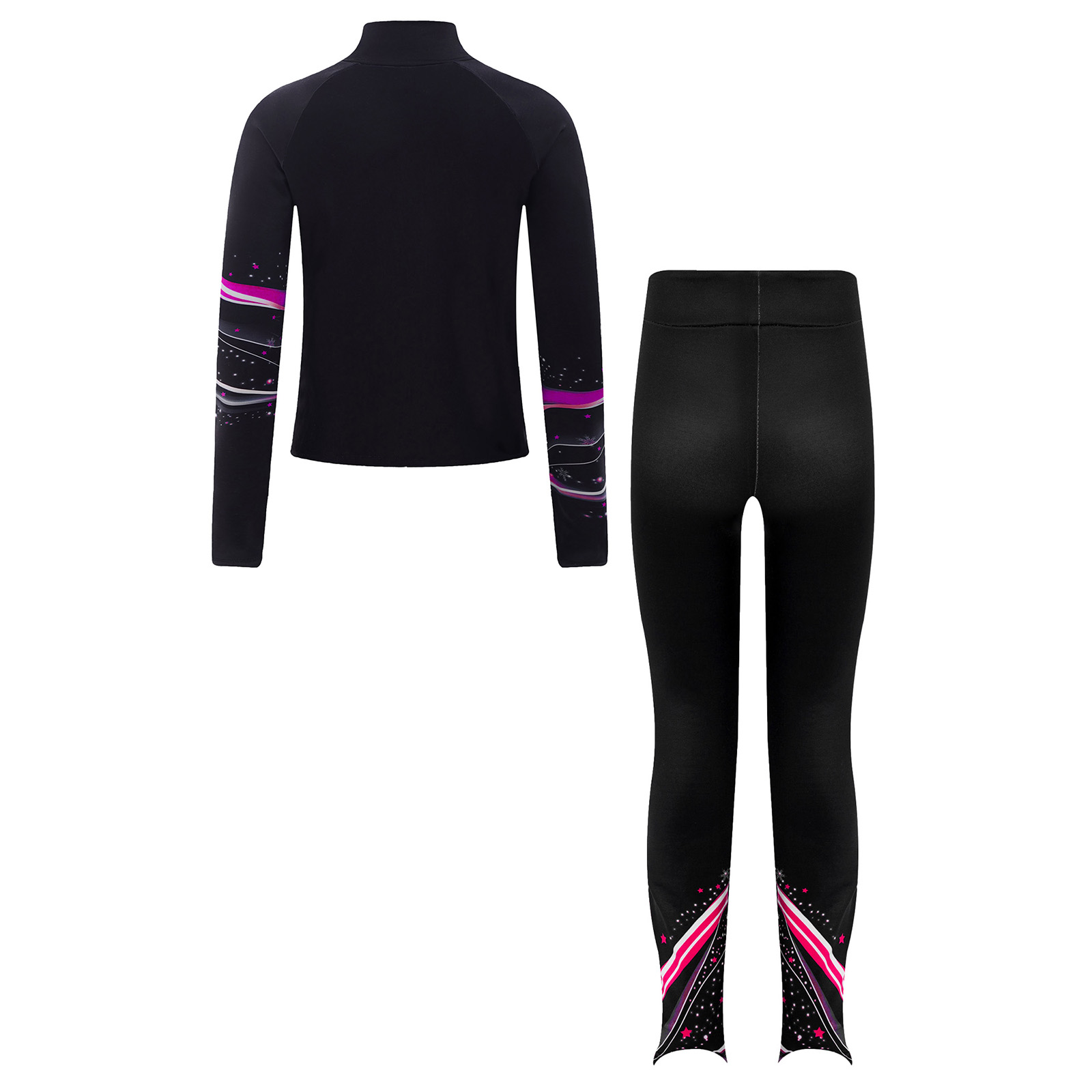 Kids Girls Fleece Figure Skati - đánh giá và giá Toddler Legging Set