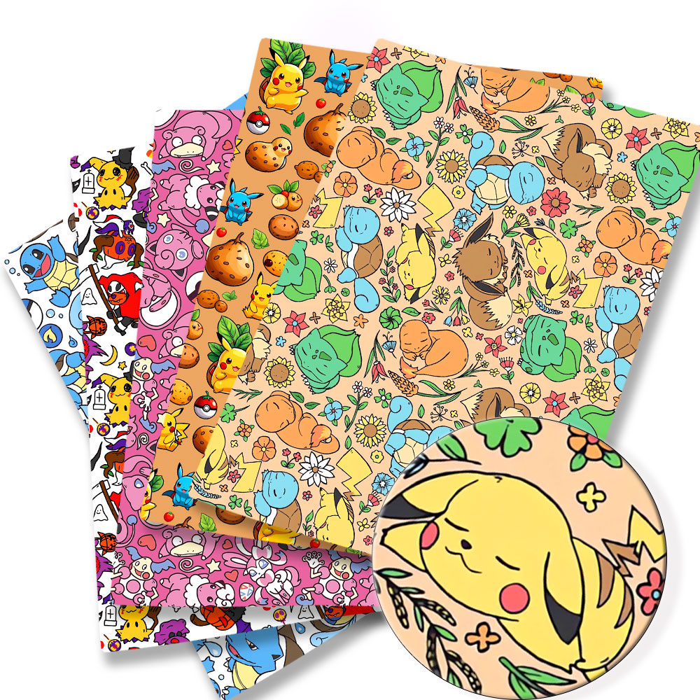 Pokemon Cartoon Fabric140*50cm - đánh giá và giá Baby Clothing Fabric