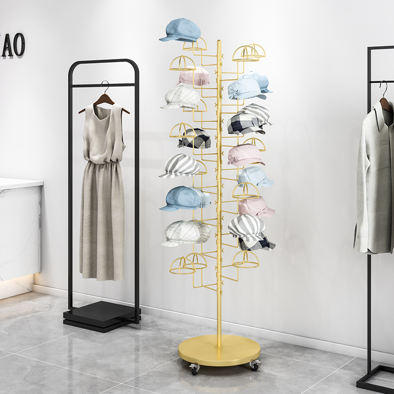 Hat display stand Floor-to-cei - đánh giá và giá Baby Clothing Rack