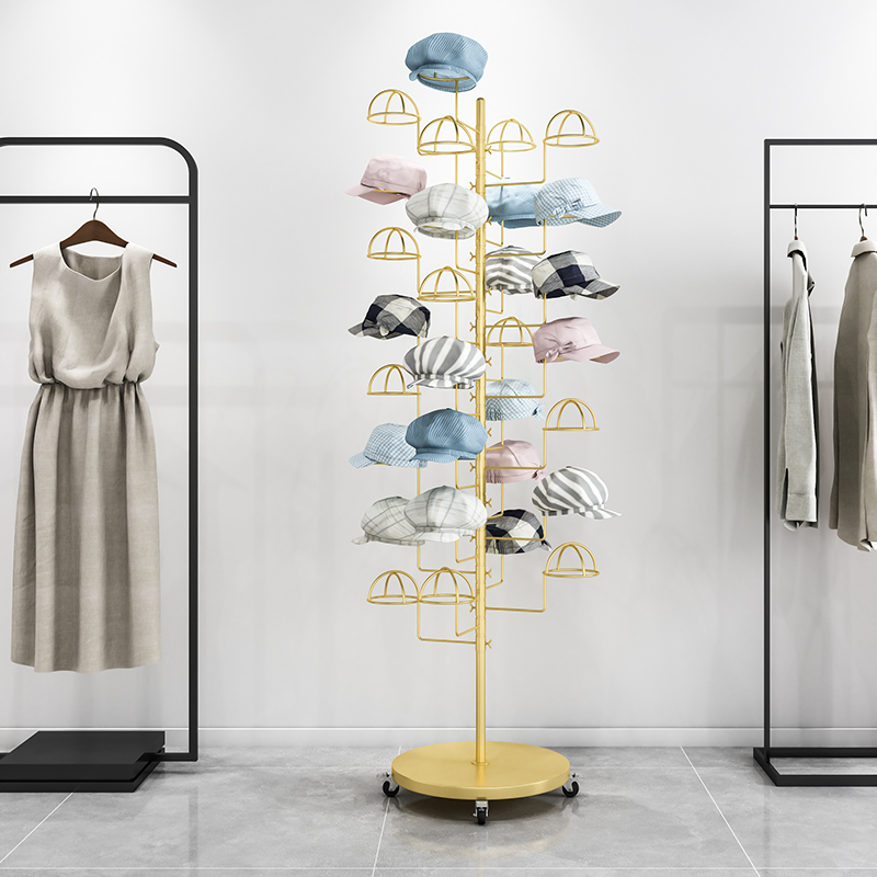 Hat display stand Floor-to-cei - đánh giá và giá Baby Clothing Rack