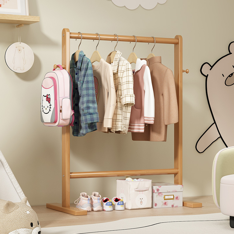 Small bamboo hat rack, floor h - đánh giá và giá Baby Clothing Rack