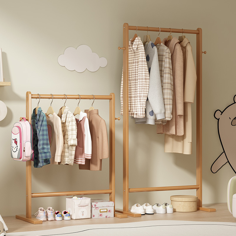 Small bamboo hat rack, floor h - đánh giá và giá Baby Clothing Rack