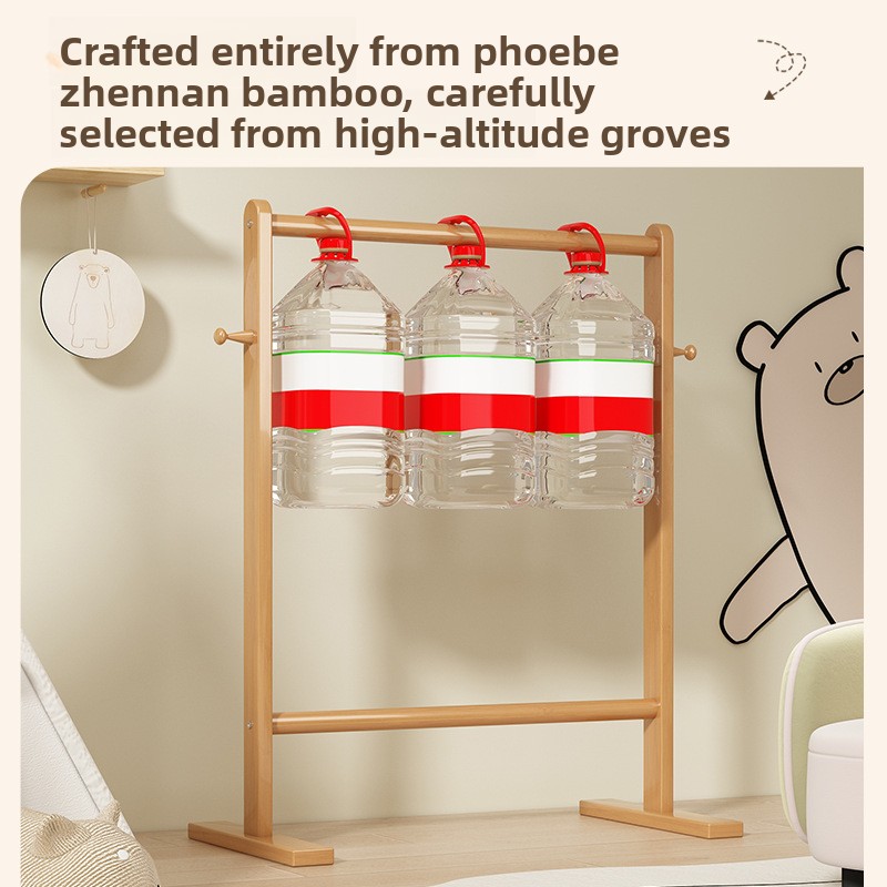 Small bamboo hat rack, floor h - đánh giá và giá Baby Clothing Rack