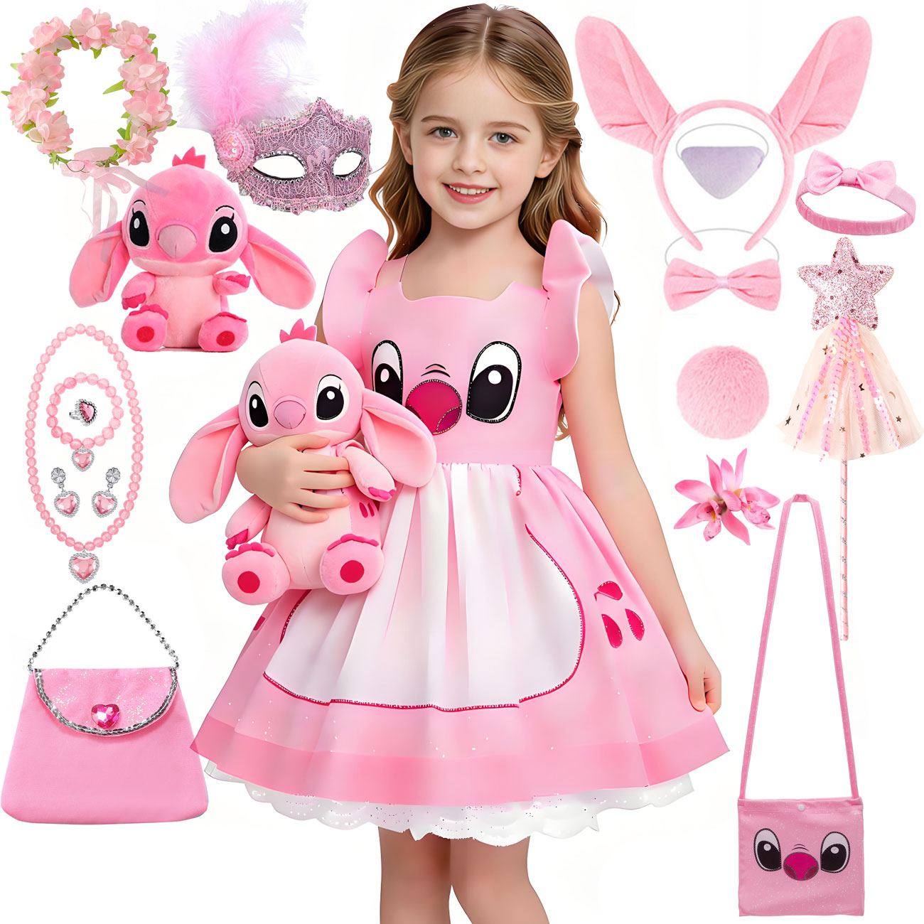 Disney Lilo & Stitch Pink Prin - đánh giá và giá Baby Tutu Skirt